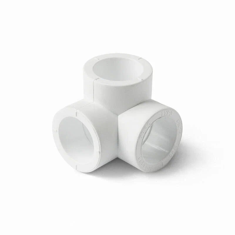 фото Тройник 20 двухплоскостной PRO AQUA белый