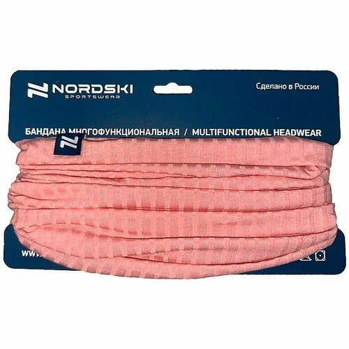 фото Бандана nordski, размер onesize, розовый