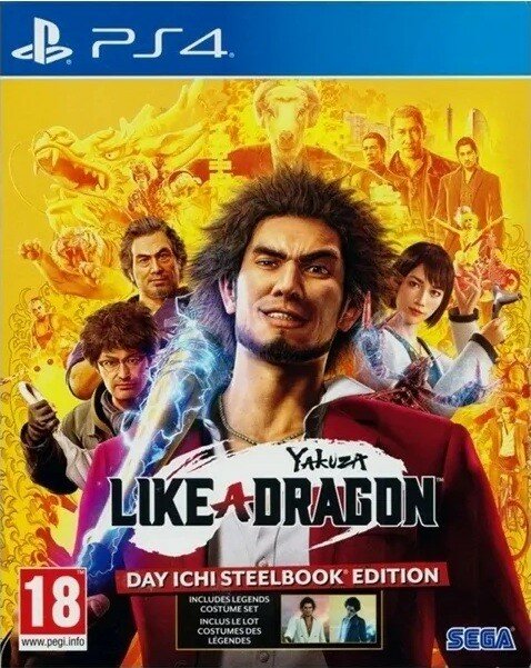 Yakuza: Like a Dragon Day Ichi CIB Steelbook Edition [PS4, русская версия]