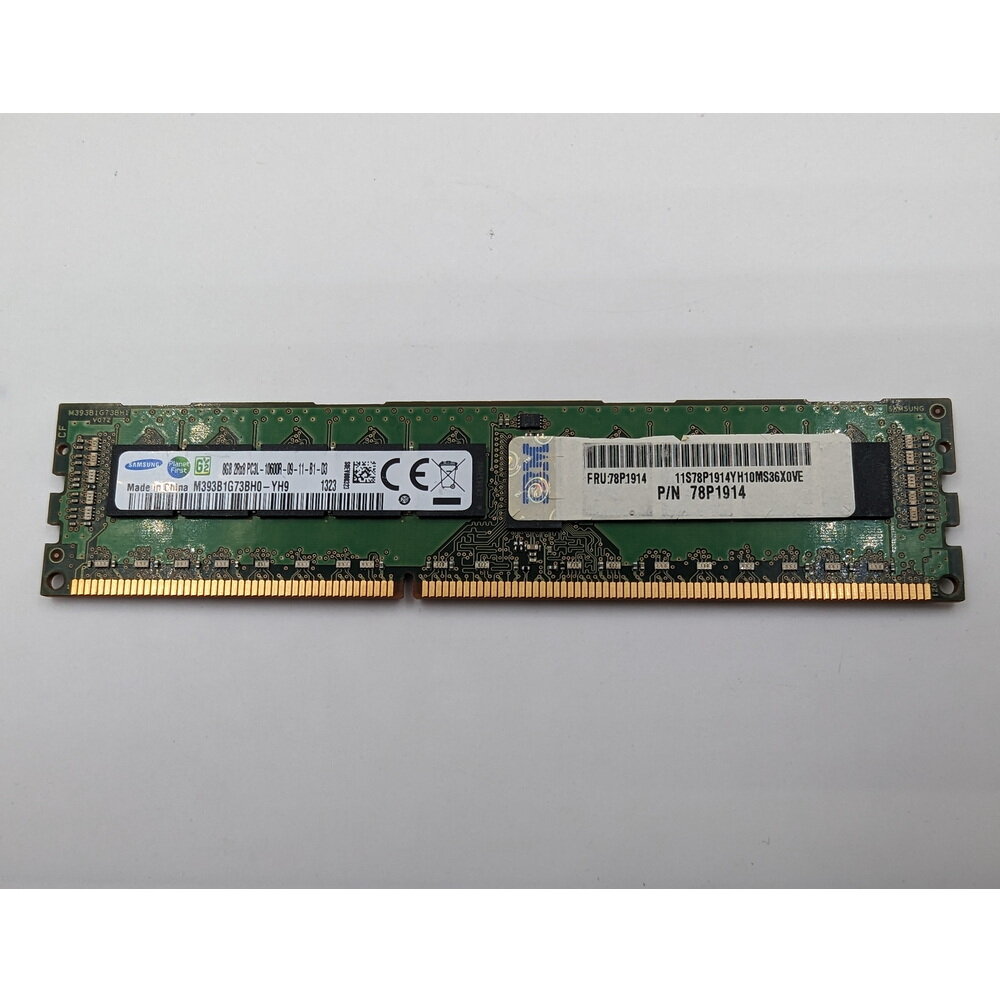 Модуль памяти 78P1914, M393B1G73BH0-YH9, DDR3, 8 Гб для сервера ОЕМ
