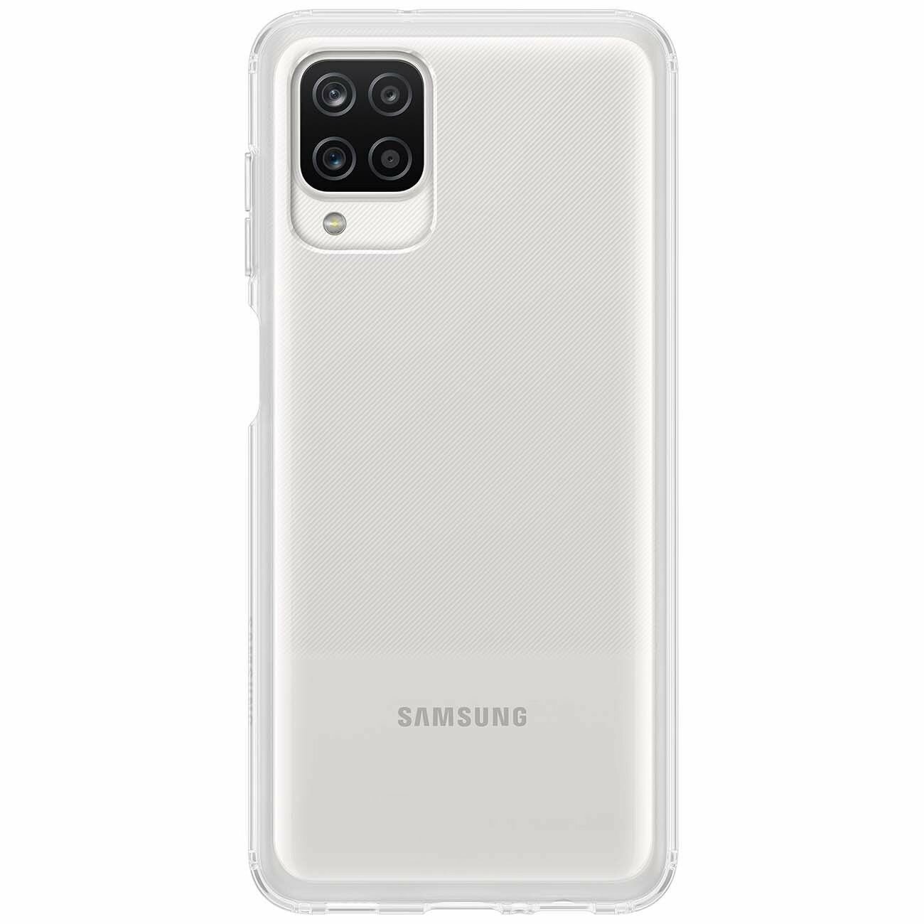 Чехол-накладка Samsung Galaxy A12 Soft Clear Cover прозрачный