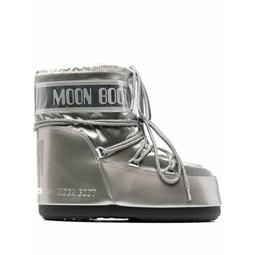 фото Ботинки moon boot icon low, размер 42/44 eu, серебряный