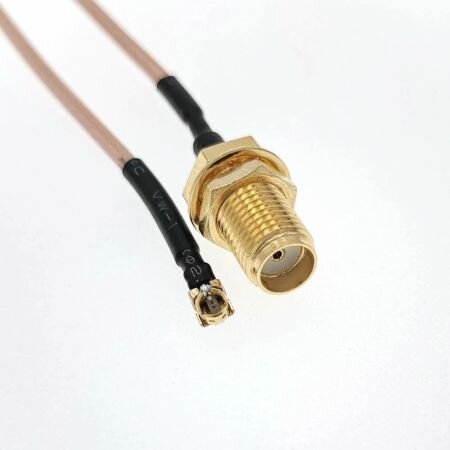 Адаптер для модема (пигтейл) MS156(DIY IPX)-SMA(female) кабель RG178 15см.