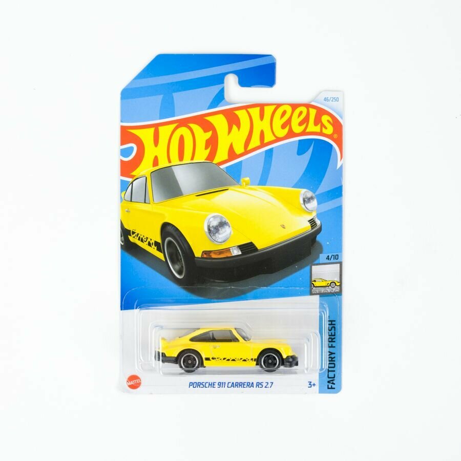 Машинка Hot Wheels игрушка Porsche 911 Carrera RS 2.7 C4982_HTC49