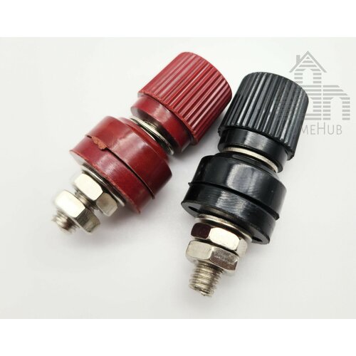 Клеммы для сварочника 8мм, JS-333, пара