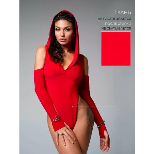 фото Боди perfection activewear осень-2024, размер м, красный
