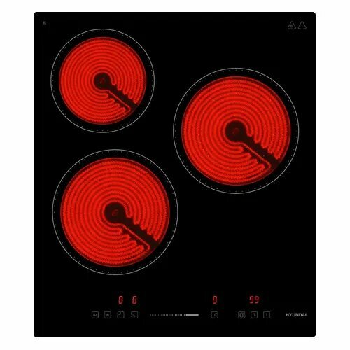 Электрическая варочная панель Hyundai HHE 4554 BG Hi-Light черный 12625₽