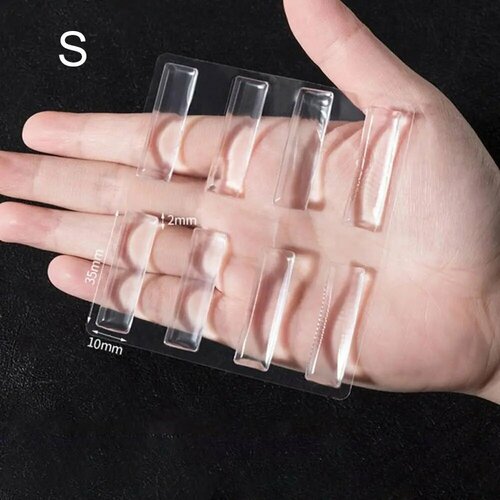 Прозрачная силиконовая наклейка на края двери автомобиля S-35x10x2mm 8pcs 128₽