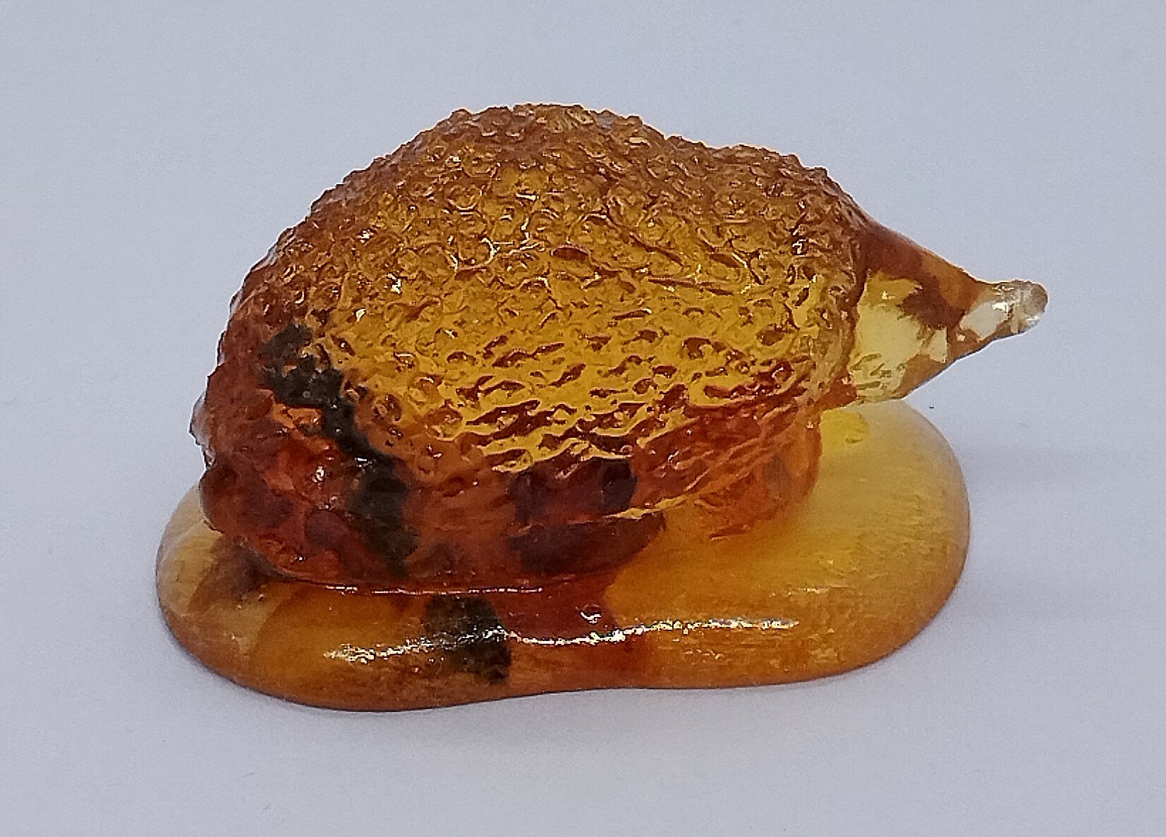 Янтарная фигурка Ёжик, 10 г — фото 1