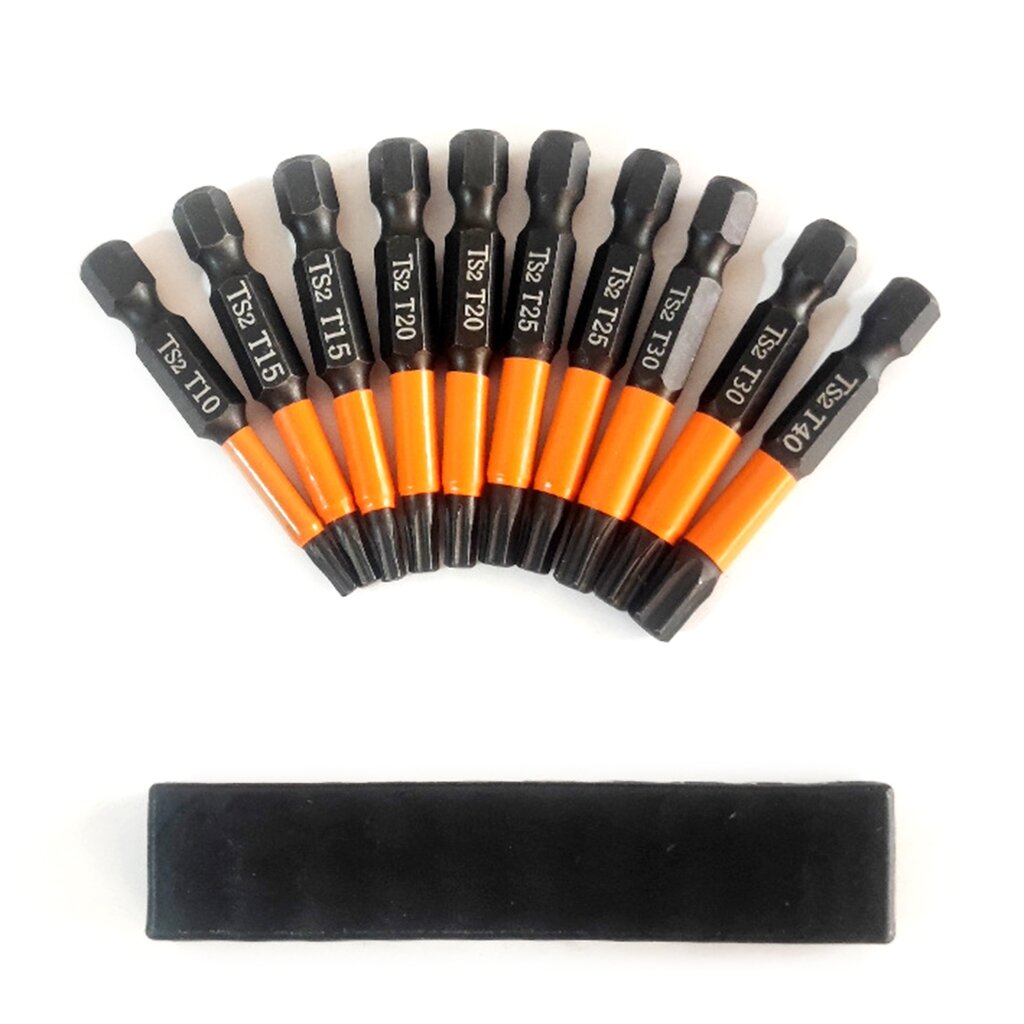 10 штук Набор бит Torx 1/4 Дюйма Набор Бит Torx Torx Ударный Магнитный Адаптер Набор Бит Для Шестигранной Отвертки Инструмент Для Ремонта