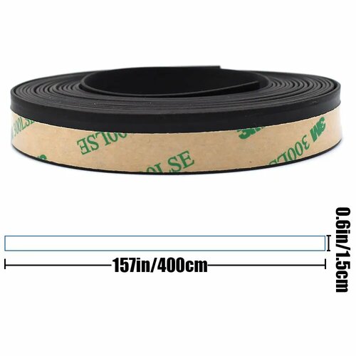 4 м автомобильные водонепроницаемые резиновые уплотнительные ленты накладка для авто переднее и заднее лобовое стекло люк на крыше треугольное уплотнение края окна 15mm x 4m 784₽