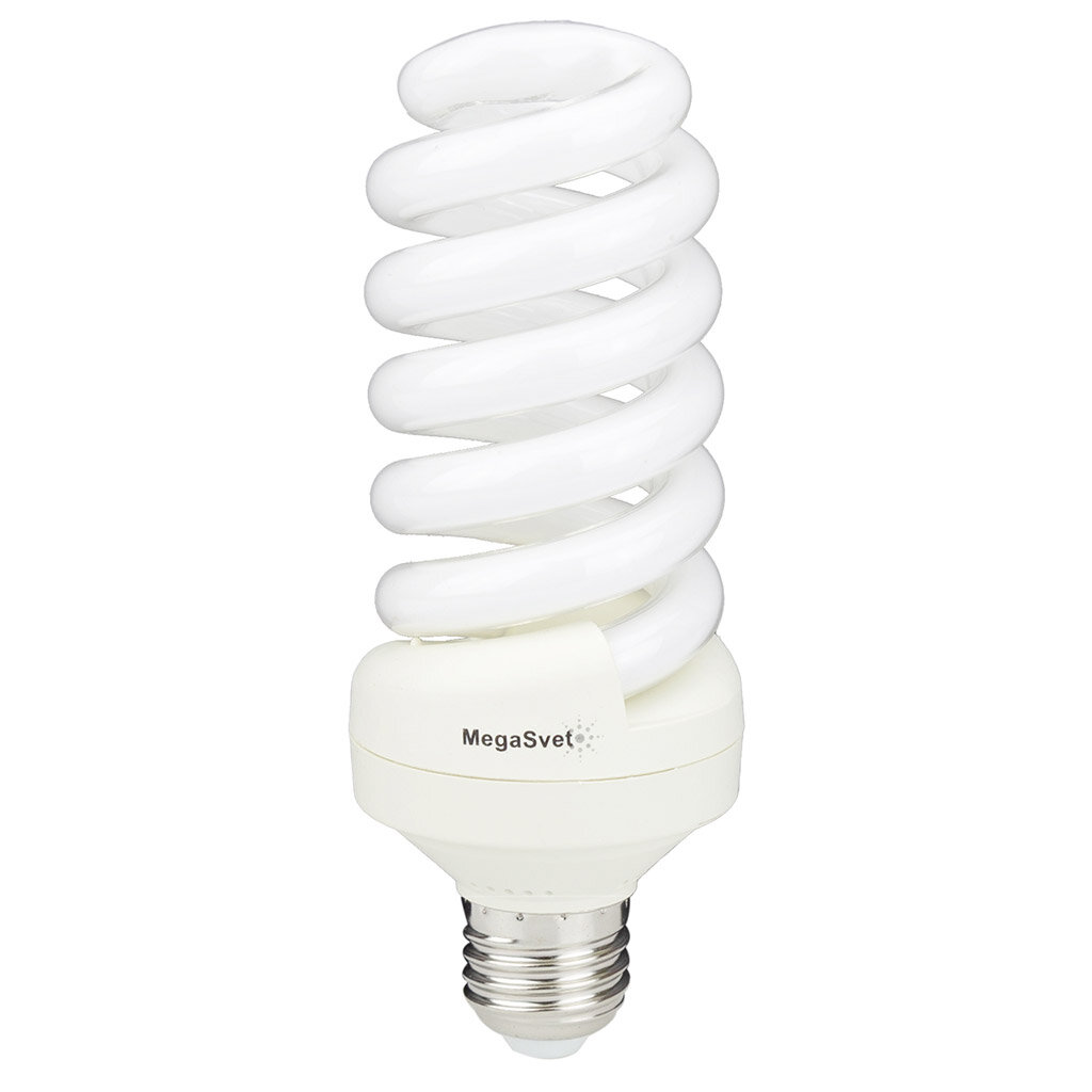Лампочка Домашняя Мода энергосберегающая Full-spiral 30 W E27 4200K/40 150 Вт (283 256)