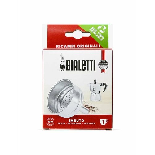 Воронка Bialetti для алюминиевой гейзерной кофеварки 1 порция 888₽