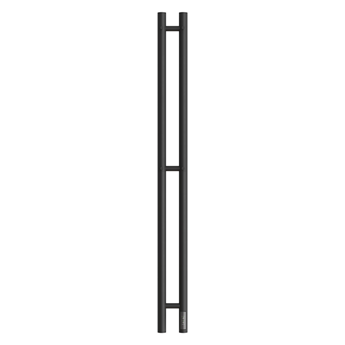 Полотенцесушитель электрический POINT Деметра PN12812B П3 80x1200 диммер справа, черный