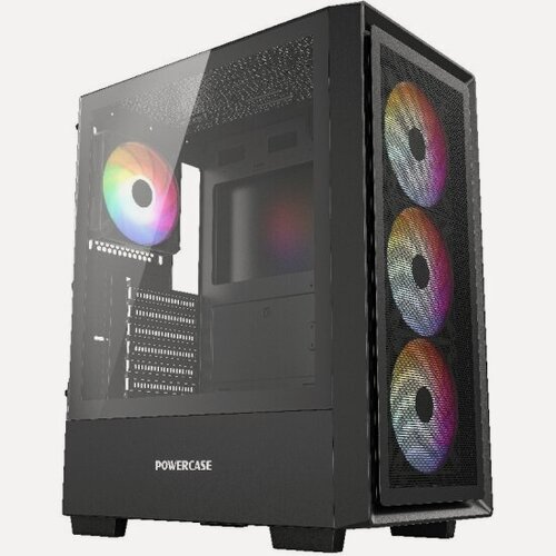 Изображение товара Корпус Powercase Mistral AY4B ARGB, черный (CMAYB-A4)