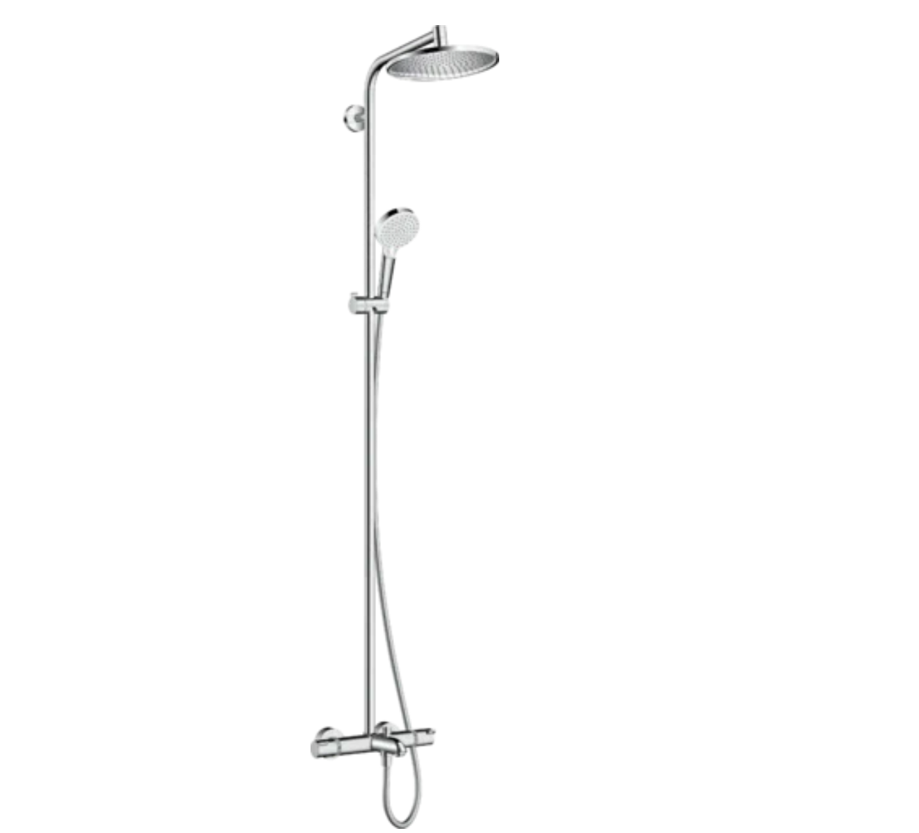 Душевая система hansgrohe Crometta S 240 1jet с термостатом для ванны 27320000 хром