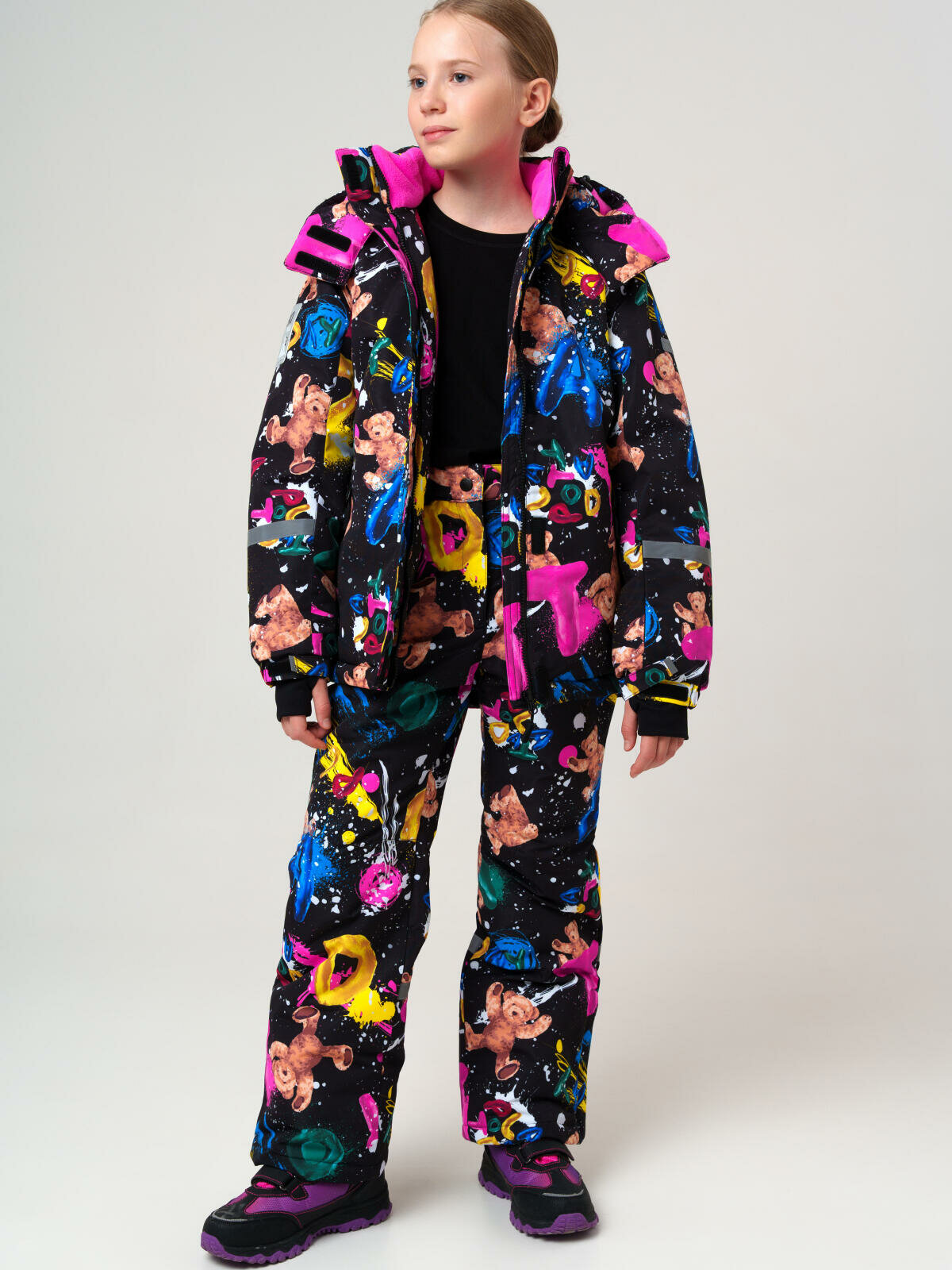 Комплект верхней одежды playToday размер 158  черный