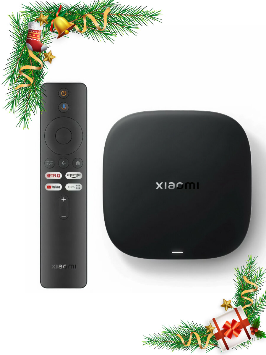 TV-приставка Xiaomi TV Box S 3rd Gen (MDZ-32-AA) 4K  черный