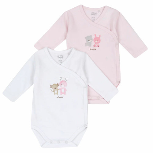 Комплект одежды  Chicco детский, повседневный стиль, размер 86, розовый