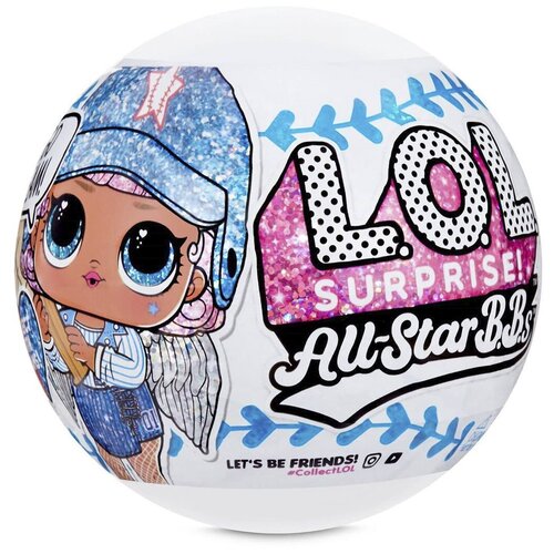 Кукла LOL Surprise! All-Star B.B.s Sports Series 1 Baseball Sparkly Dolls Lucky Stars 570370_1 lol surprise магия кино шар movie magic