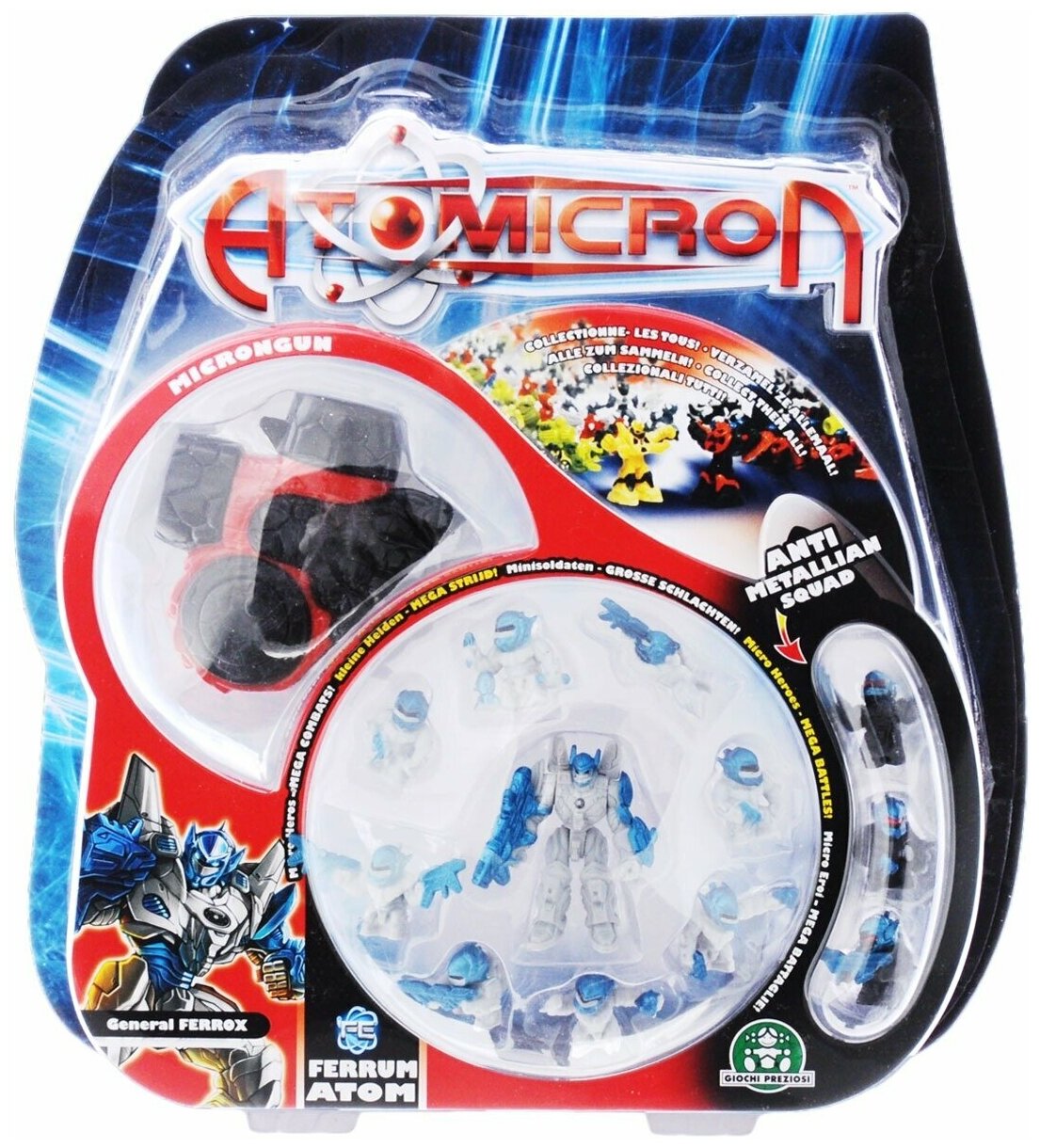 Atomicron Игровой набор Ferrum Atom General Ferrox 12 шт цвет пушки черный