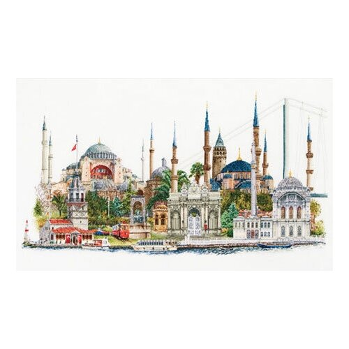 Набор для вышивания Стамбул, канва аида 18 ct 79 х 50 см THEA GOUVERNEUR 479A