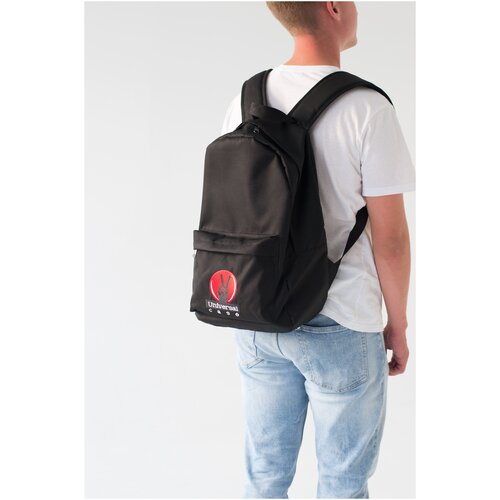 фото Рюкзак школьный черный 20 л / рюкзак мужской городской / рюкзак женский / для мальчика и девочки universal case