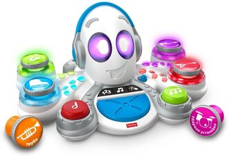 Интерактивная развивающая игрушка Fisher-Price Обучающий Осьминог, FWF90, белый