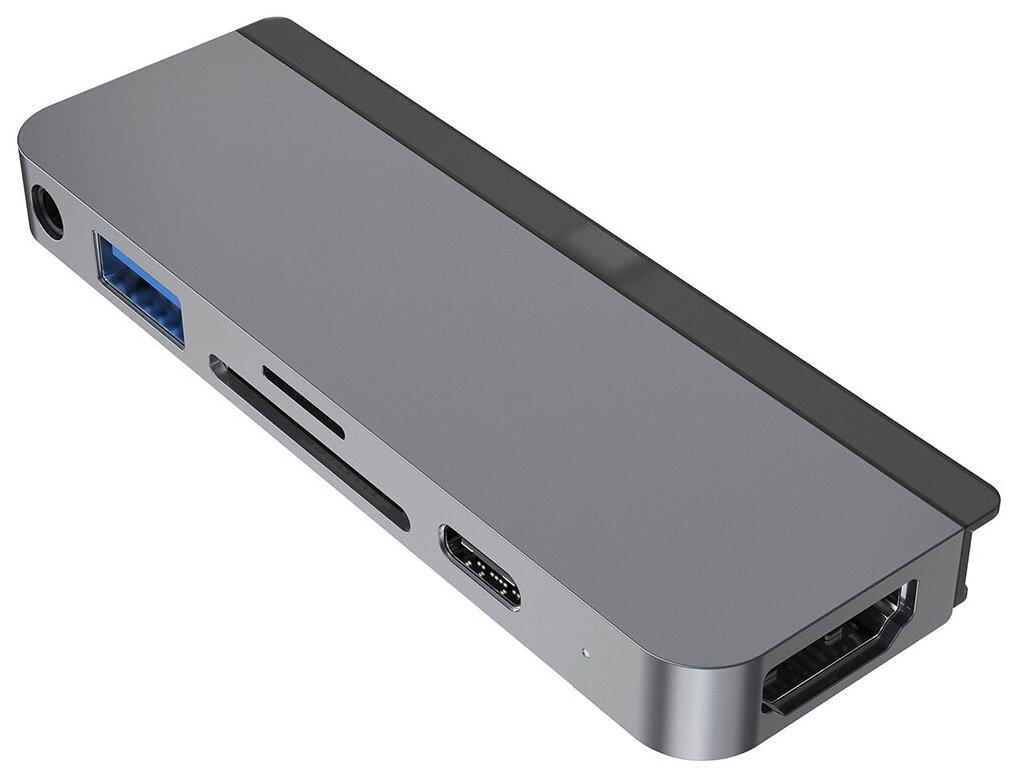 USB-хаб HyperDrive 6-in-1 USB-C Hub для iPad Pro / iPad Air / iPad mini серый космос (HD319B-GRAY)