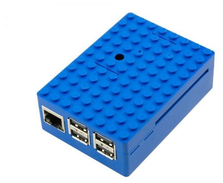 Корпус для Raspberry Pi 3 Multicomp Pi-Blox синий