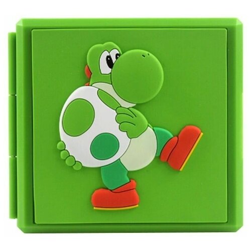 Кейс для хранения картриджей Yoshi (NSW-038U) Зеленый (Switch) martian panic game bundle with 2 alien blaster accessories nintendo switch game complete family fun downloadable game no physical card included