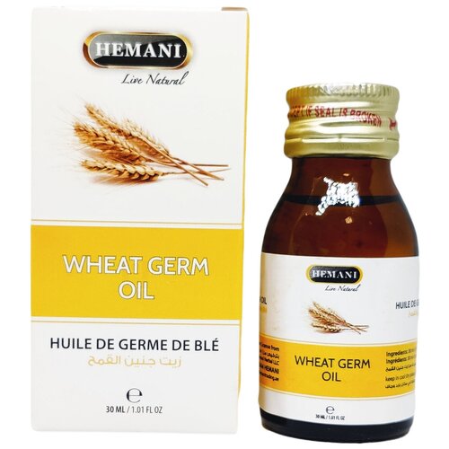 Масло зародышей пшеницы HEMANI 30 мл жирное масло зародышей пшеницы 30 мл 1 шт