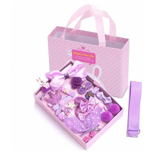 Набор аксессуаров для волос, 18 шт (набор D)