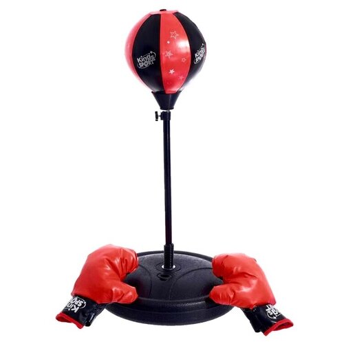 Набор для бокса Боксер, напольная груша, перчатки набор для бокса профи напольная груша перчатки