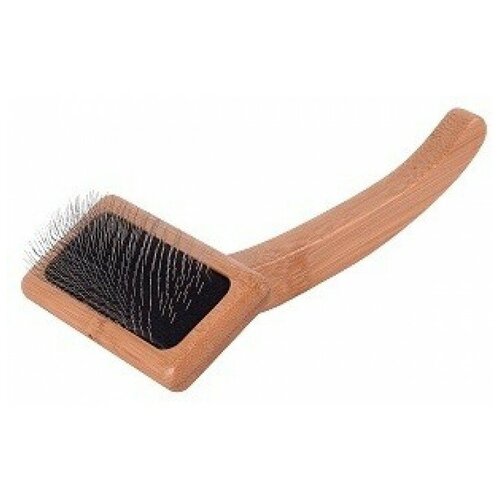 ISB BAMBOO SLICKER BRUSH сликер с бамбуковой ручкой, средний