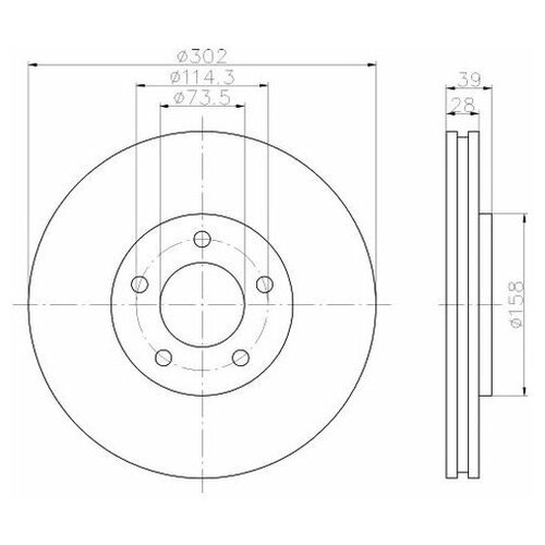 фото Тормозной диск textar 92108200 для chrysler ram van van rg, voyager iii, iv; dodge caravan