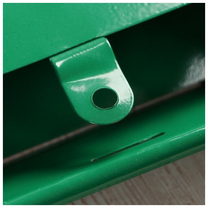Ящик почтовый «Почта», вертикальный, без замка (с петлёй), зелёный - фотография № 3