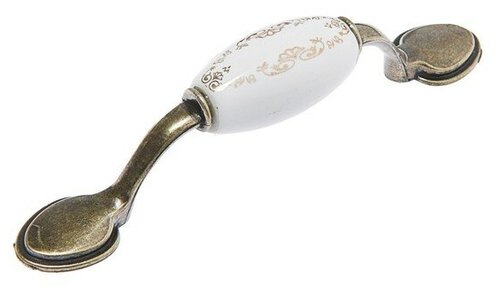 Ручка скоба CASTLE Ceramics 012 LIGHT, 76 мм, керамическая, цвет бронза