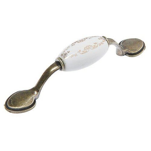 Ручка скоба CASTLE Ceramics 012 LIGHT, 76 мм, керамическая, цвет бронза (1шт.)