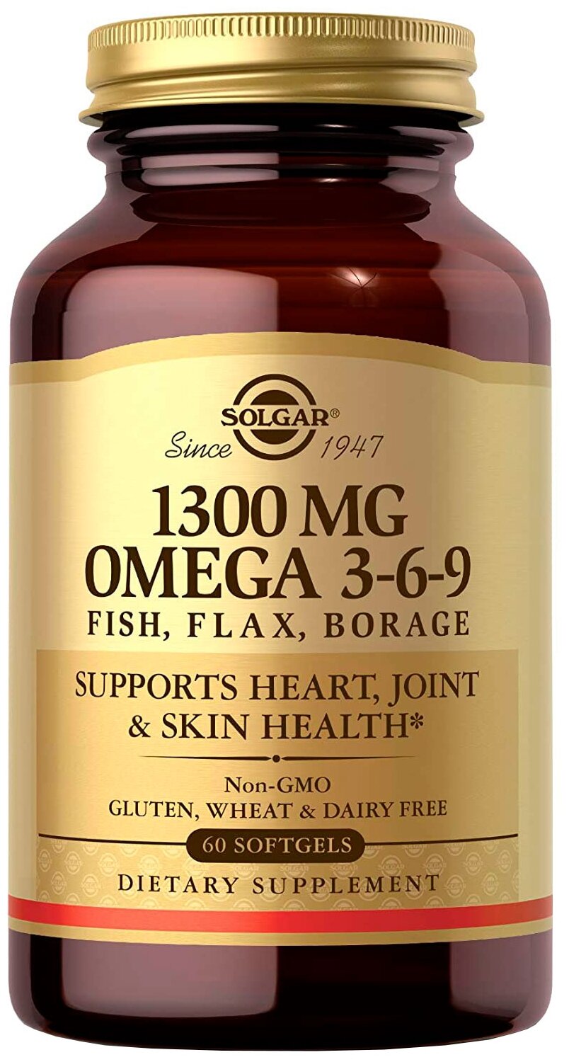 Solgar Omega 3-6-9 Fish Flax Borage капс.