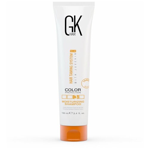 Увлажняющий Шампунь Защиты Цвета Gkhair Moisturizing Shampoo Color Protection, 100мл