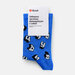 Носки  унисекс Яндекс Демодуляция, 1 пара, размер 40/43, синий