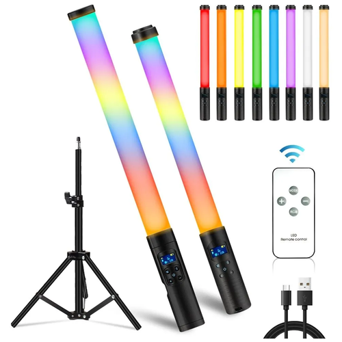 Amaze Light Tube VS-50 RGB освещения ручной светодиодный переносной свет для фотосъемки