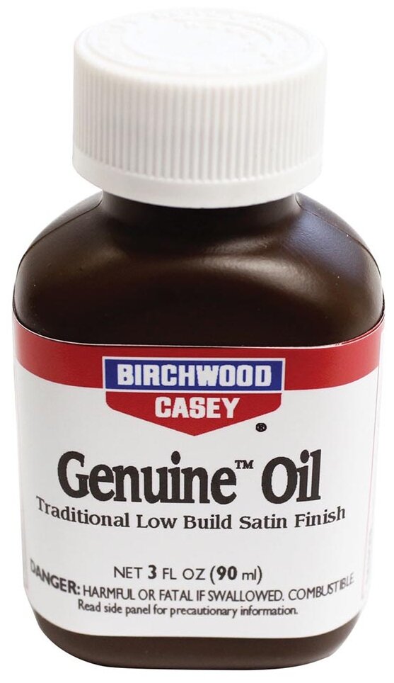 Масло для изделий из дерева Birchwood Casey Genuine Oil, 90 мл (23225) - фотография № 1