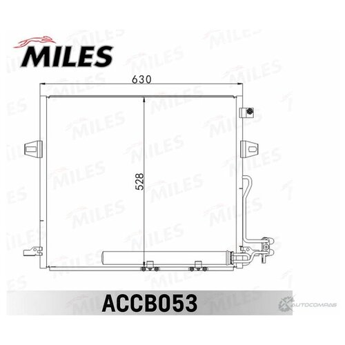 Конденсер Mb W164 2.8-6.3/2.8td/3.2td 06- Miles арт. ACCB053