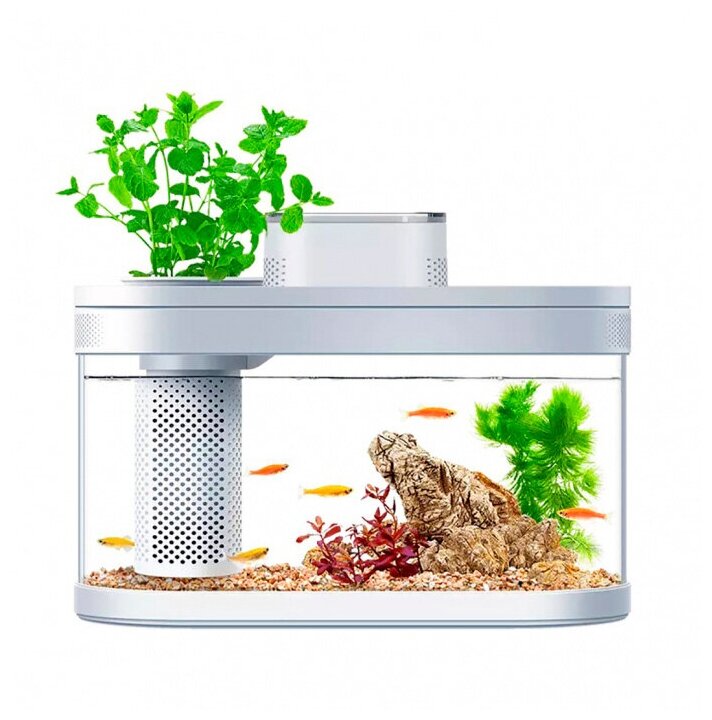 Умный Аквариум Geometry AI Smart Modular Fish Tank Pro С180 (HF-JHYG07) версия с автокормушкой - фотография № 9