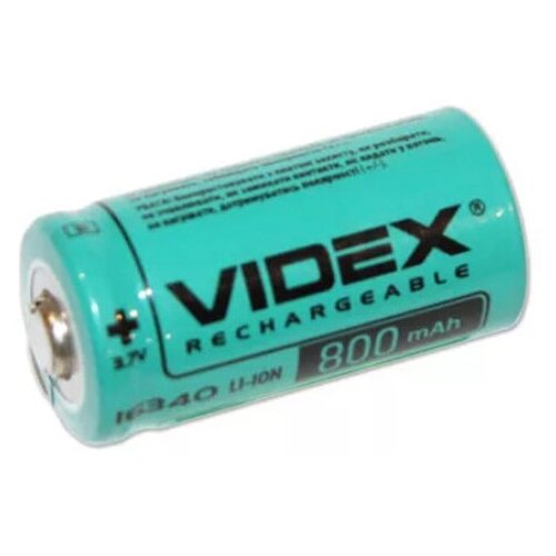 фото Аккумулятор 16340 - videx 800mah 3.7v vid-16340-0.8-np (1 штука)