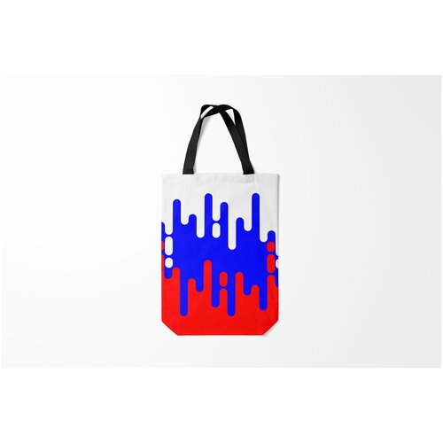 фото Сумка-шоппер / 31х42 см / патриотичные / флаг россии россия. burnettie