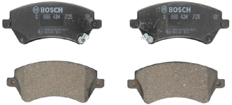 Дисковые тормозные колодки передние Bosch 0986424215 для Hyundai, Nissan, Kia, SsangYong (4 шт.)