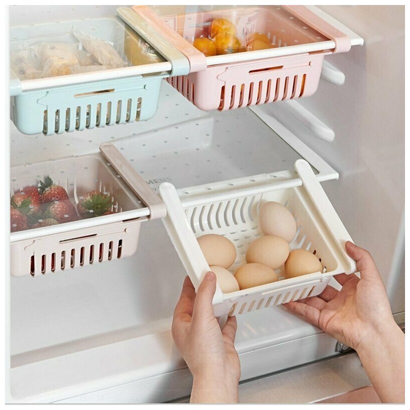 Набор органайзеров для холодильника Storage Box 4 шт - фотография № 3